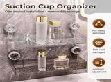 Corrugated Suction Cup Holder, New Movable Shower Shelf Suction Cup, No-Drill Wall-Mounted V1366-AZ2-W-11393
