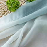 Green Window Curtains Pack of 2, Contemporary Minimalist Lands of Wild Forest and Misty Mountain V1192-AZ-W-16444