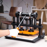 Leather Cutting Machine, 10.2 x 5.9 in Embossing Plate Manual Die Cutter, 0.47 in Pressure Stroke V952-SDSLPGYHJ26XK2HM6V0