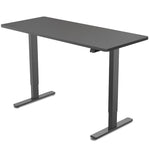 Fortia Sit To Stand Up Standing Desk, 140x60cm, 72-118cm Electric Height Adjustable, 70kg Load, V219-ADKSSTFOBKBK4A