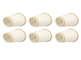 6PCS Set Small Lamp Shade Modern Style Cloth Clip On Bulb Chandelier Lamp Shade for Table Wall V1294-YM0703-3119230010311