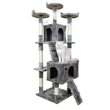 Furtastic 170cm Cat Tree Scratching Post - Silver Grey CAT-EJT-361-SGY