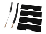 4PCS Washer Dryer Combo Filters with 2 Dryer Vent Brushes Washable Reusable Washing Machine V1294-YM0901-3113250007111