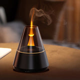 flame aroma diffuser, realistic flame diffuser, aromatherapy diffuser, essential oil diffuser, 7 V1347-730-37494-WHT-CONTAINS2BOTTLESOFESSENTIALOILS