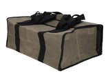 Log Carry Bag Waterproof Dual Use Portable Wet Wax Canvas Firewood Carrier Tote Bag for Logging V1294-YM0714-3117210149811