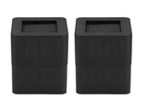 4pcs Set Furniture Leg Risers PP Plastic NOn Slip Riser for Table Desk Bed Sofa Black Color V1294-YM0901-JY05059
