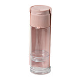 12x Ribbed Portable Pet Bottle in Pink V678-B100P
