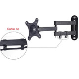 Universal Rotatable Retractable Monitor Wall Mount - 14-27 Inch PRL-6213TS