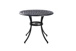 Marco Aluminium 90cm table V231-CAT-090 BLACK