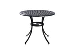 Marco Aluminium 90cm table V231-CAT-090 BLACK