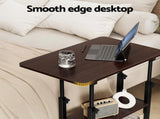 Artiss Laptop Desk Height Adjustable Mobile Workstation Computer Desks 60CM LA-DESK-C-60-2T-OAK