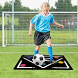 Football Training Mat 60 X 90 cm for All - Black V1308-DSZKI-983