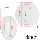 4" 6" 8" White Round Abs Marine Boat Inspection Hatch With Detachable Cover Non Slip Deck Access V1189-LWWAL-20260327-04537
