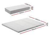 3-Foldable Mattress Giselle Folding Foam Double FOAM-MFM-GEL-D
