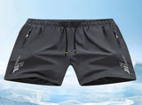 Men'S Athletic Shorts Gym Shorts Running Shorts Side Pocket Shorts Zippered - Black - Size M V1106-928-28735-BLK-M