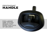 Black Whale Tail T Handle Lock Latch/Compression Lock Trailer Ute Toolbox V379-TLOCKBLK003007