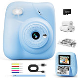 48MP Kids Digital Camera with Instant Print, 1080p FHD, 10x Zoom, 32GB Memory Card, 3-inch Screen, V1188-MS-325-0021