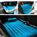 SOGA Inflatable Car Mattress Portable Travel Camping Air Bed Rest Sleeping Bed Blue CARMATBLUE