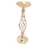 Table Candlestick Ornament Iron Twisted Curb Candle Holder Decorative Ornament Wedding Candlestick V1294-YM0710-3115230100011