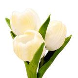 Tulip Night Light Soft Light Exquisite Ceramics PU Flower Table Lamp for Bookstores Cafes Battery V1294-YM0626-3119220194711