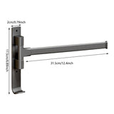 4-Arm 180&deg Swivel Space Aluminum Towel Rack, Wall Mount Rustproof Swing Out Towel Bar With Bottom V1366-AZ2-W-16943