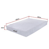 Contour Encased Coil King Mattress Hybrid Support with CertiPUR-US Certified Foam Comfort Layers V63-818763