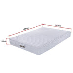 Palermo Contour 20cm Encased Coil King Mattress CertiPUR-US Certified Foam V63-818763