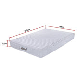 Palermo Contour 20cm Encased Coil King Mattress CertiPUR-US Certified Foam V63-818763