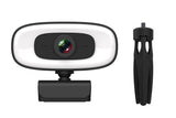 4K Webcam with Ring Light Built in Microphone and Tripod for Video Conferencing V1263-JX-6384