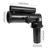 1Pc Gym Fitness Equipment T Bar Row Attachment Steel Barbell Sleeve Black V1369-AZ3-W-16912