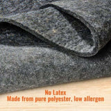 Rug Pad Without Slip Resistance, Protective Cushioning Carpet Pad, 8' x 10', 1/2"Thick, 100% Pure V952-BFHDTDSXPMFH8JOXYV0