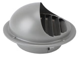 Stainless Steel Air Vent Versatile Weatherproof Round Louvered Exhaust Vent Grill Hood Ventilation V1294-YM0901-3111240142911