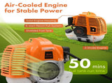 Dynamic Power 43cc Petrol Whipper Snipper Brush Cutter 4 Blade V274-GN-BC4300-2-8-40