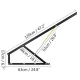48" Bed Lift Hydraulic Mechanisms Kits For Sofa Bed Oriented Hardware Box V952-CYSJQB12000000001V0