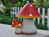 Mushroom Decor Fairy Garden Accessories - Outdoor Garden Decor Mushrooms Ornament for Garden V1192-AZ-W-11623