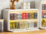 Wall Mounted Coffee Capsule Holder Clear Acrylic Compact Tea Bag Storage Rack for Office S One Layer V1294-YM0710-3117230304311