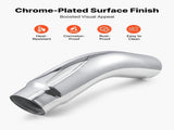 Elbow Exhaust Tip, 127mm Inlet, 152.4mm Outlet, 584mm Overall Length, Chrome Turn Down Exhaust Tip V952-PQWGZWGRK5INWJ6MB001V0