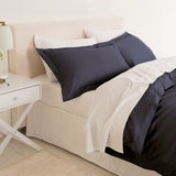 Royal Comfort - Balmain 1000TC Bamboo cotton Quilt Cover Sets - Charcoal ABM-10002057