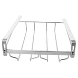 Wall Mounted Stackable Wine Glass Rack Holder for Stemware and Goblets, Space-Saving Kitchen Storage V1192-AZ-W-32246