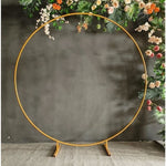 2M Wedding Hoop Round Circle Arch Backdrop Flower Display Stand Frame Background V63-837031