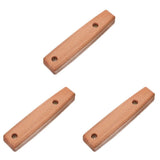 3-Pack Detachable Wooden Spatula Handles Replacement Set for Pot and Kitchen Utensils V1369-AZ3-W-20835