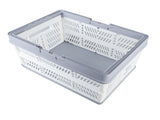 Collapsible Baskets with Handles PP Waterproof Collapsible Storage Crates for Home Kitchen Bedroom V1294-YM0703-3117230068511