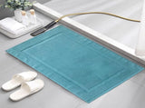 2PCS White Cotton Classic Rug Bath Mats Absorbent Cotton Hotel Spa Shower Bathtub Mats Not A V1189-LWWAL-20260325-00220