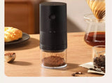 Portable Electric Coffee Grinder - 1500mAh Battery, 30-Mesh Fine Grind, USB-C Charging V888-ELOSUNG18152