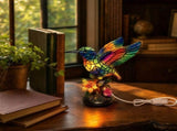 Flower Night Light, Hummingbird Floral Lampative Table Light for Bedroom Living Room Home V1192-AZ-W-34138