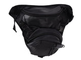 Men Leather Thigh Bag Multifunctional Drop Leg Bag Thigh Satchel for Bicycle Travel Hiking V1294-YM0523-3117210206211