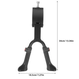 Adjustable Aluminum Bike Kickstand with Lightweight Design, Black , Easy to Install, Fits Most V1366-AZ2-W-21487