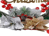 Christmas Wreath Lightation Artificial Red Berry Pine Needle LED Lighted Christmas Wreath V1294-YM0901-3119240059612