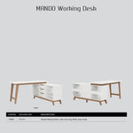 Mando Study Desk Working Station V656-124057