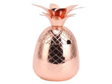 Cocktail Shaker Pineapple Shape Stainless Steel Polished Smooth Surface 500ml for Home Bar Rose Gold V1294-YM0703-3118230139911